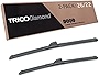 TRICO Diamond 26 Inch & 22 inch pack of 2 High Performance Automotive Replacement Windshield Wiper Blades For My Car (25-2622), Easy DIY Install & Superior Road Visibility
