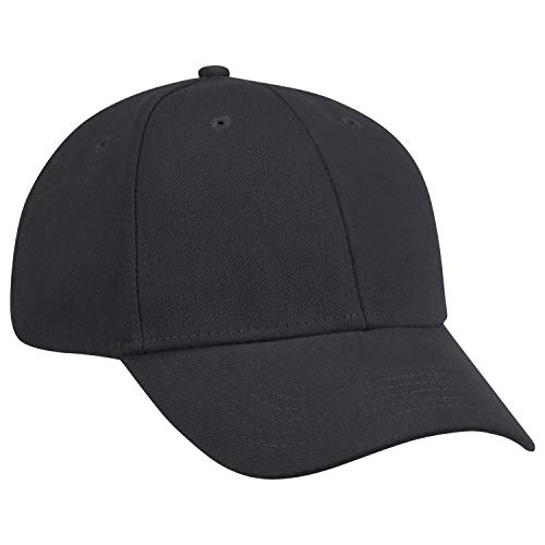 Red Kap Men's Cotton Ball Cap, Black, Medium