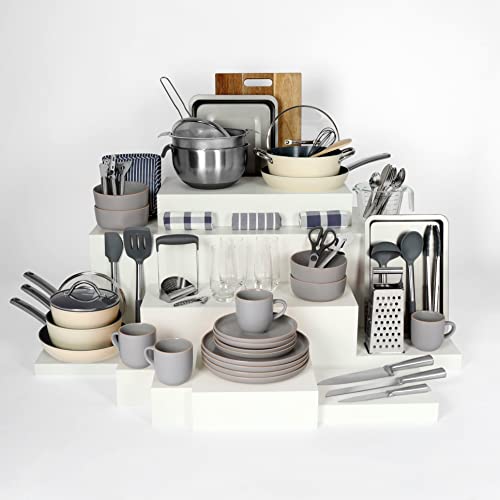 noah The Head Chef Premium Kitchen Starter Kit - Ideal For Home Movers &amp; Students - Full Kitchen ...