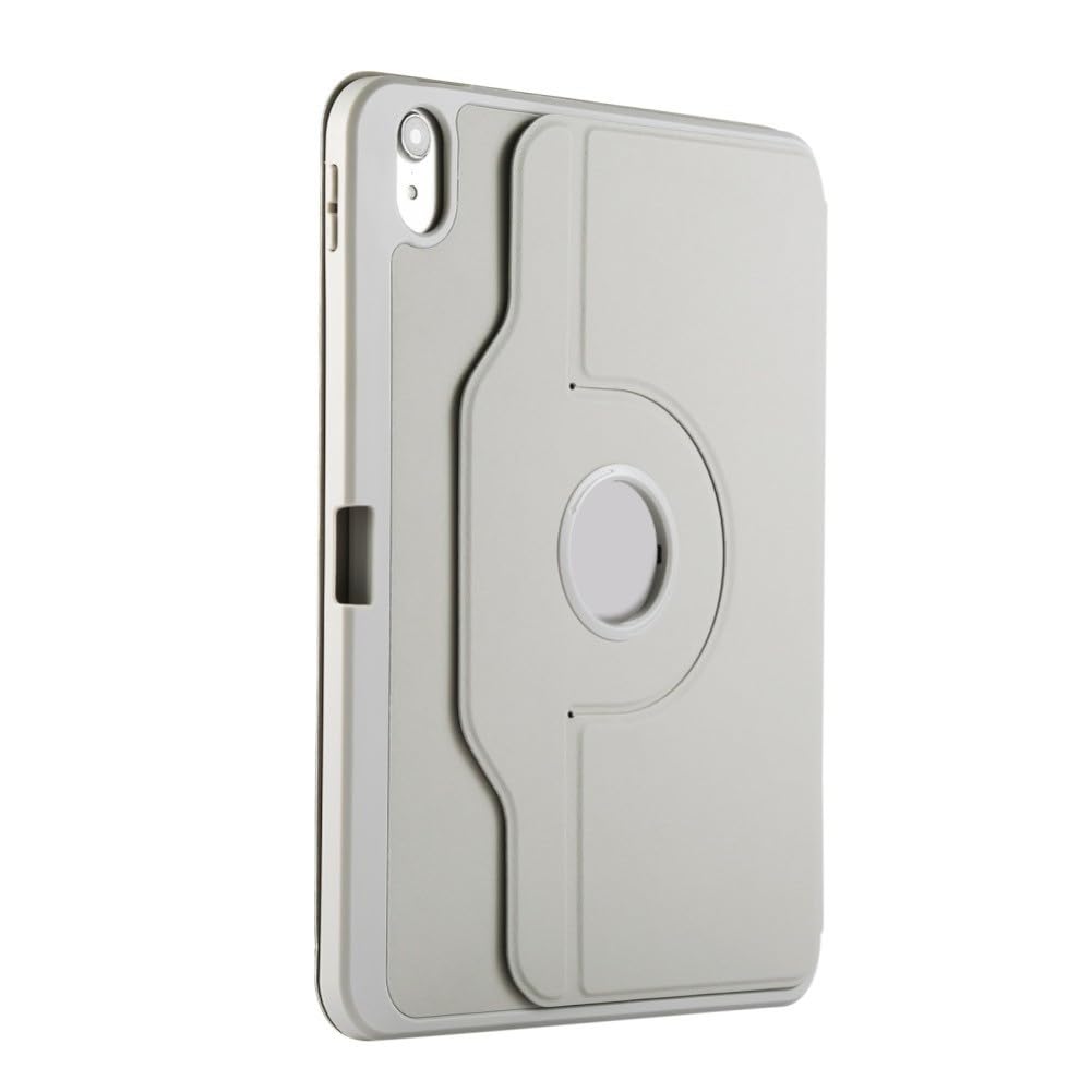 Generic Custodia compatibile con iPad 8a generazione 10.2 2020 (colore: grigio) custodia girevole intelligente antiurto supporto in pelle flip cover