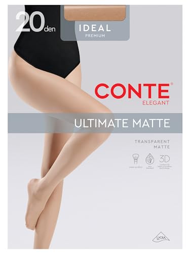 Image of Conte Tights Classic Matt Sheer Pantyhose with Control Top Ideal 20 den