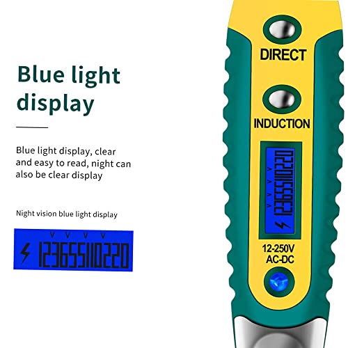 Image of DY TOOLS AC /DC 12-250V LCD Digital Display Voltage Test Pen Voltage Detector Tester Pens