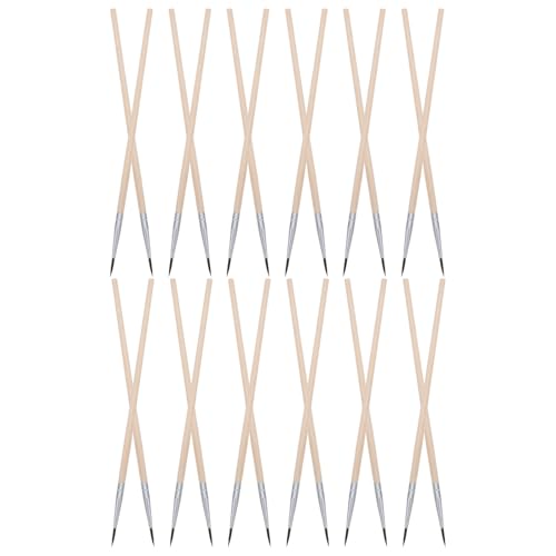 Sewroro Lot de 24 Brosses de Pollinisation à Pointe Fine 15 CM pour Fruits et Légumes Outil Manuel Réutilisable pour Pollinisation Précise des Plantes D’Intérieur et Jardin Accessoires