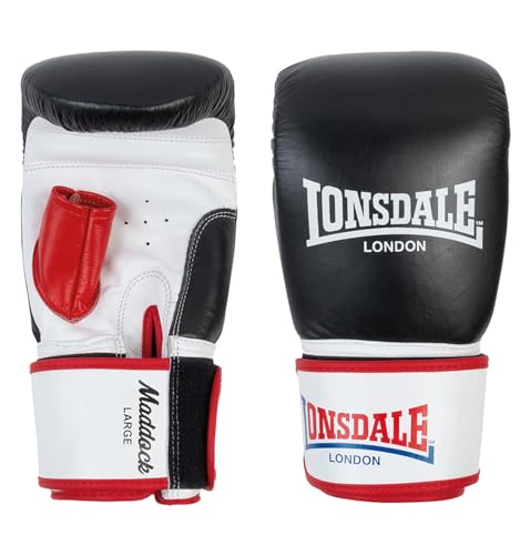 Lonsdale gants en cuir Maddock pour vos séances de boxe au club de sport