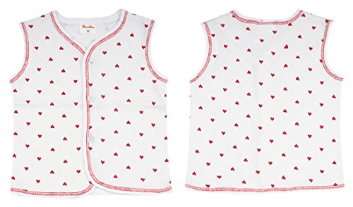 Image of First Kids Step Unisex Hosiery Cotton Vest Pack of 6