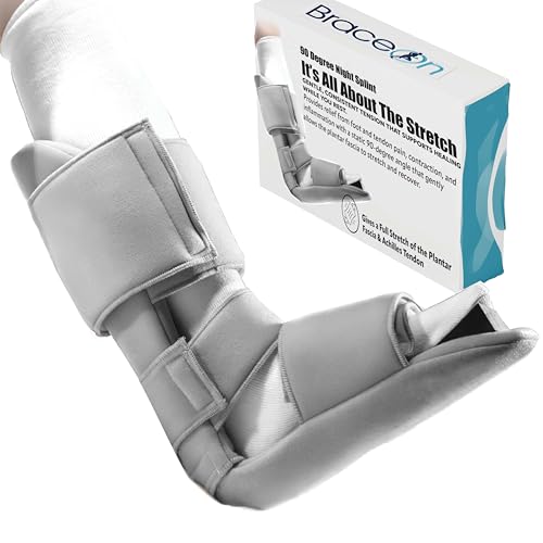 Brace On 90 Degree Night Splint, Foot Brace for Men & Women, Night Splint for Plantar Fasciitis Large is equal to a Mens Shoe Size 8.5-11.5, or a Womans shoe size 10-13