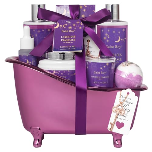 Bath Basket Spa Kit Spa Gifts for Women, Luxury Bath
