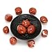 Nvzi Red Jasper Crystals Stone, Polished Stones & Rocks, Natural Healing Crystals for Chakra Balancing, Meditation, Spiritual Decor, Tumbled Stones for Energy, Reiki, Gifts (0.5LB)