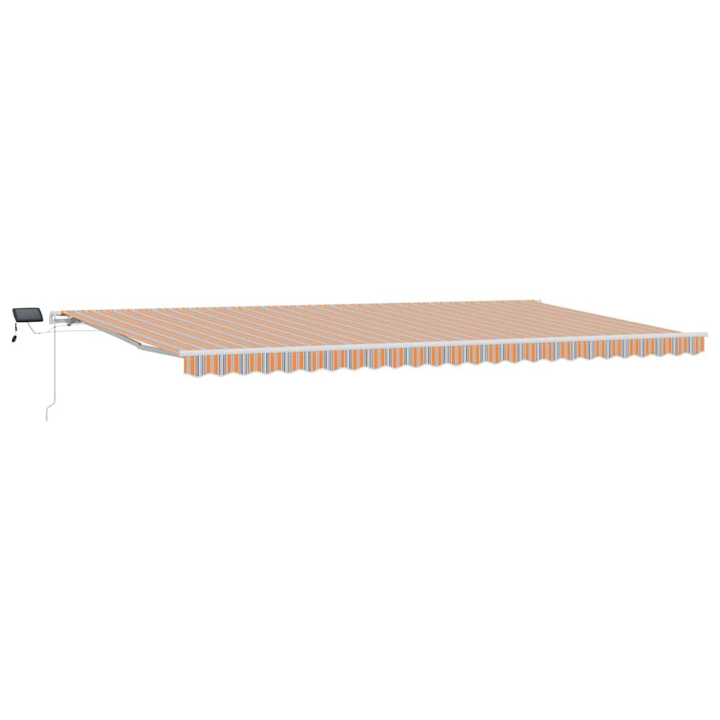 Toldo extensible con brazo articulado de aluminio, 600 x 300 cm