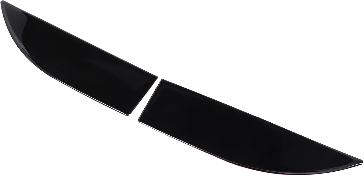 Daeiclru Car Door Anti Kick Panel Trim Cover Compatible with Toyota Tacoma 2024 2025, Rear Inner Door Anti Kick Decorative Panel Protection Accessories, 2PCS (Glossy Black)