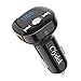 Bluetooth FM Transmitter for Car, Clydek V5.0 Bluetooth Car Adapter Wireless Radio Adapter with Hand-Free Calling, Dual USB & QC3.0 Fast Charging, Music Player Support USB Drive & TF Card