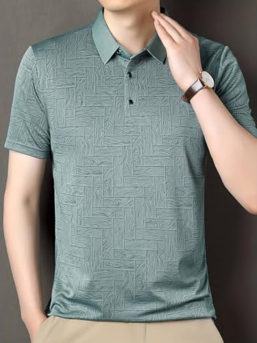 Image of TOPLOT T Shirt for Men || Men Casual T-Shirt || Regular Fit || Printed Polo || Available in Combo Packs (Printed-Polo-5218)