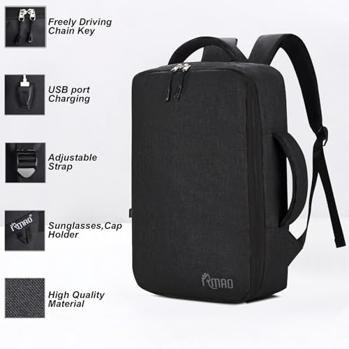 Image of IRMAO Large Capacity Classic Fashion Multi Functional Business Backpack Durable Daily Waterproof Travel Laptop Backpack (D HAND)