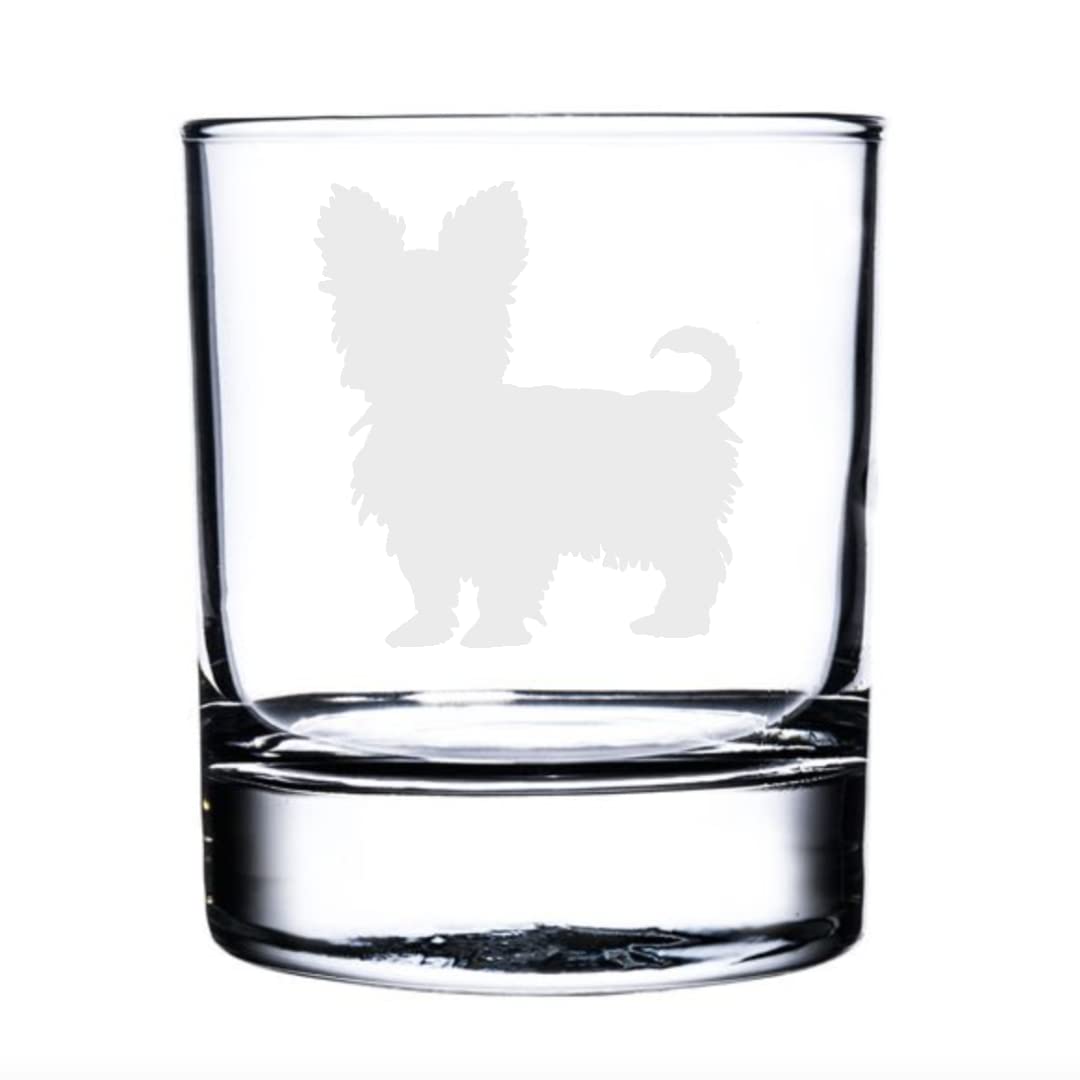 Yorkshire Terrier Engraved Whisky Glass, Dog Gift for Women, Gift for Men