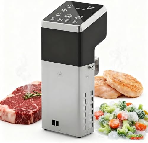Sous Vide Immersion Circulator, Powerful Pump Design,1600W, Complete Sous Vide Machine Cooking Kit for Home Chefs and Beginners