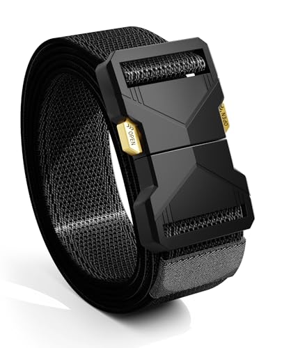 Tactical Belt, Heavy-Duty Quick-Release Buckle, 1.5” Nylon Web Belt – Ideal for Work, Hiking, Military and Riggers