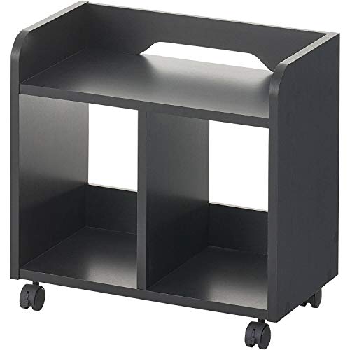 法人様向け オフィスコム ペスパ 木製デスク下ワゴン 幅530×奥行280×高さ500mm ブラック(木目) PESPA-UDCT-BK