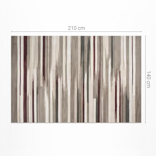 Tapis en vinyle d'architecte 140x210 cm style maison déco