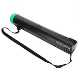 NOENNULL Transportrolle Zeichenrolle, Teleskop-Transportrohr, Aufbewahrungsröhre Zeichnungen mit verstellbar Gurt Transportrohr für zeichnungen Kunstwerke Malerei Karton, Länge 50 cm bis 90 cm