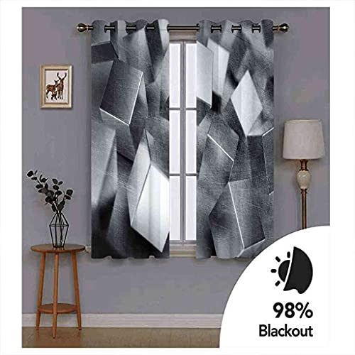 Rideau chambre occultant à oeillets moderne isolant thermique salon maison - 6