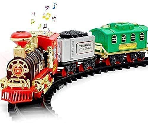 WELL ENTERPRISE Choo Choo Train Operated Super Toy with Track Set Emits Real Smoke Light Sound Battery for Kids (Multicolor) (B0BTLH3T7X) Amazon Price History, Amazon Price Tracker