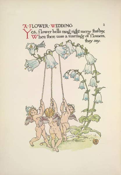 Tableau Toile Walter Crane de 60x90cm avec une impression artistique de qualité musée