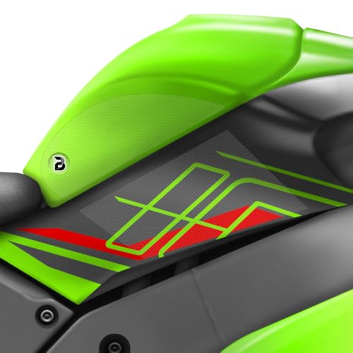 Grip de réservoir KAWASAKI ZX-10R BLOQ antidérapant HiGrip transparent pour un contrôle maximal