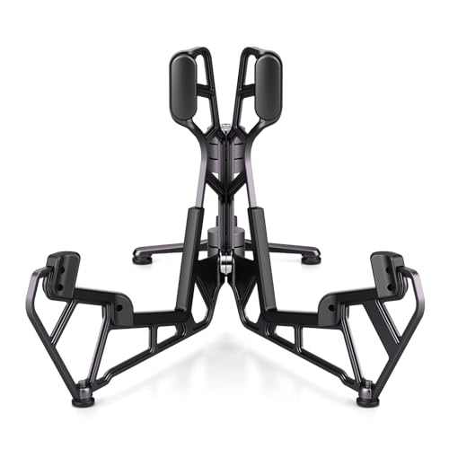 Xvive G1 Butterfly Guitar Stand Floor for Electric, Acoustic, Bass guitar Folding and Sturdy Aluminum Frame