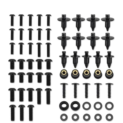 Kit completo tornillos carenado acero inoxidable Ninja ZX-10R negro alta resistencia