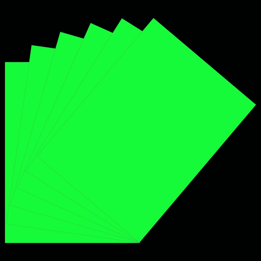 CREATCABIN 6 Sheets A4 Glow in the Dark Sticker Paper Printable Self Adhesive Paper Photoluminescent Waterproof Vinyl Luminous Film for Inkjet Printers Night Safety Signs DIY Art Craft 12.1x8.3 Inch