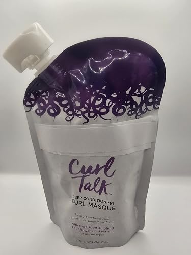 Curl Talk Masque, Superfood & Sunflower Seed Extract, Deep Conditioning Masque 8.5 oz