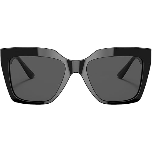 Versace Woman Sunglasses Black Frame, Dark Grey Lenses, 56MM