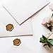Wax Seal Stickers for Envelope Seals, 10pc Light Gold Self-Adhesive Wax Stamp Stickers for Wedding lnvitations, Cards Envelopes Seal