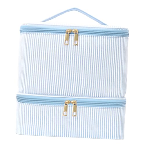 Generic Estojo organizador para esmaltes, ideal para viagens, uso interno e externo, camping e para transportar seus produtos favoritos, Azul