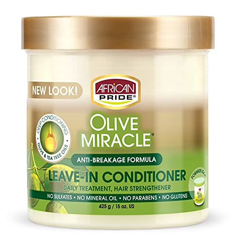 African Pride Olive Miracle Leave-in Conditioner 15 oz (Pack of 10)