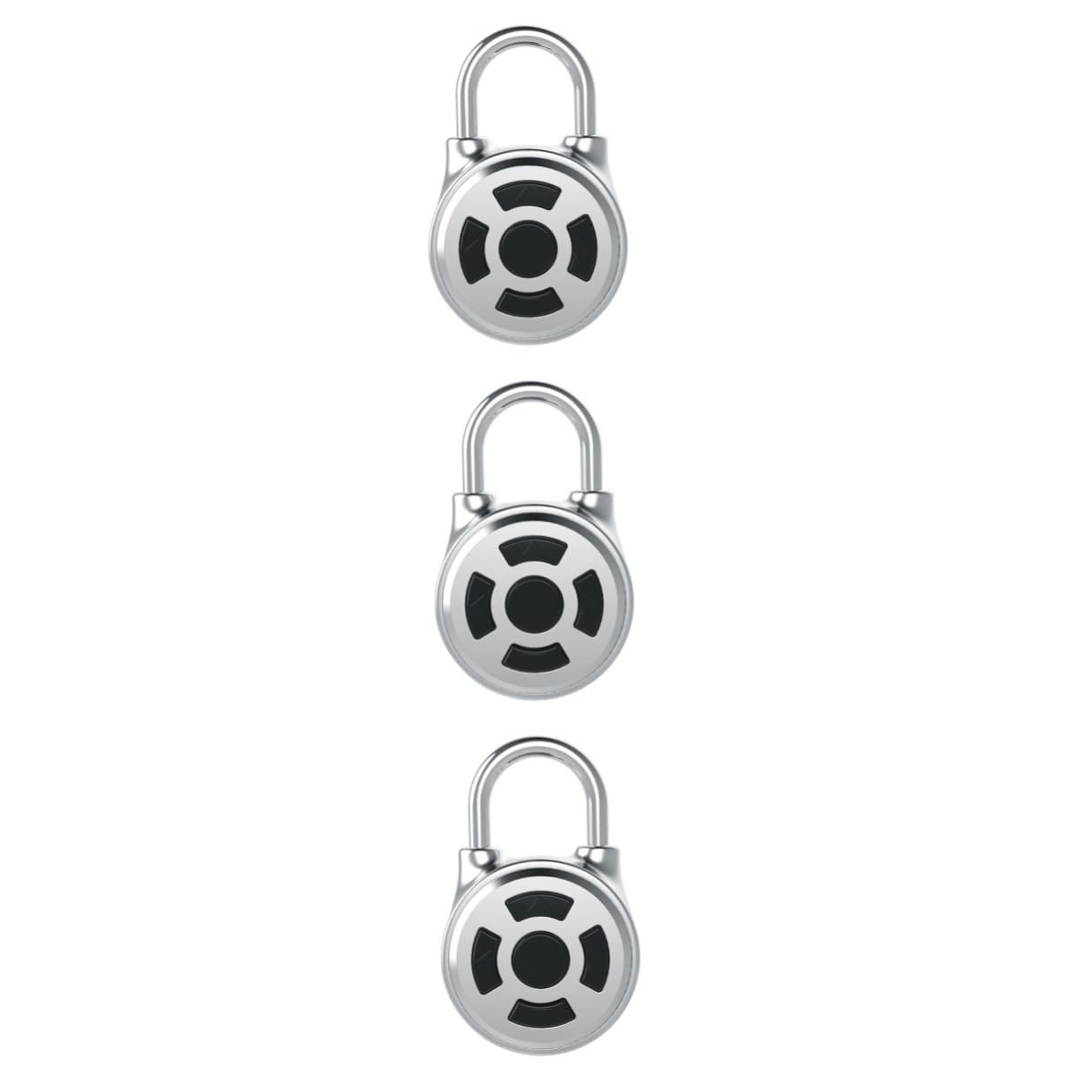 3 Pièces le mot de passe casier Cadenas bagage portable clé verrou porte serrures de valise serrures avec boutons verrouillage par mot de passe Acier inoxydable