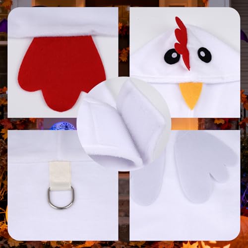 Disfraz de Pollo para Perro Talla M miniatura 3