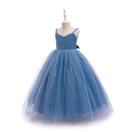 Glamulice Princess Sparkle Tulle Dress Flower Girl Little/Big Girls Wedding Bridesmaid Dresses Pageant Party Ball Gown3