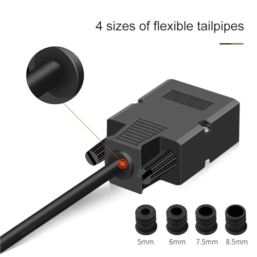 Conector VGA sin soldadura DB15 hembra de 3 filas para cable de proyector y monitor 6