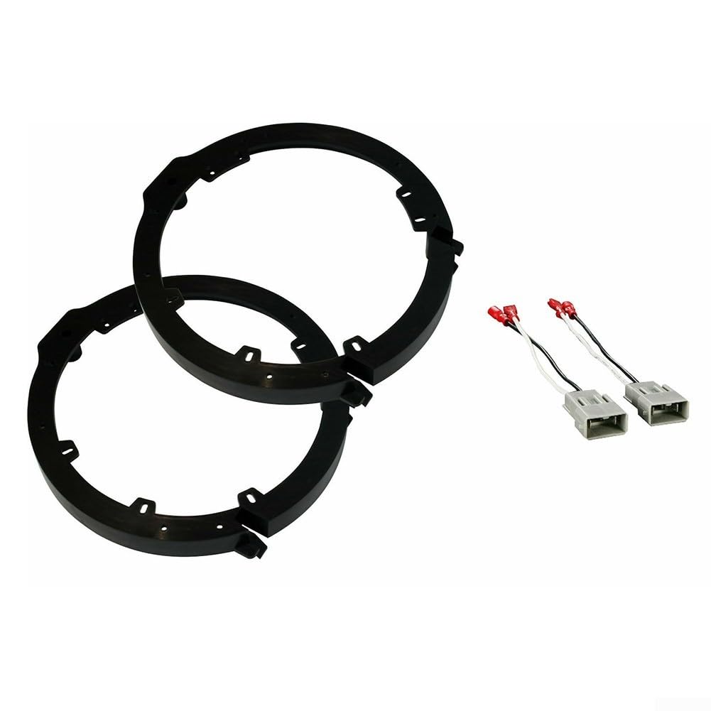 2 paia di adattatori per altoparlanti auto 4 schede + 4 connettori cablaggio per Honda Civic 6,5" (165 mm)
