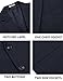 COOFANDY Men’s Casual Blazer Jacket Slim Fit Sport Coat Fashion Suit Blazer Dark Blue, M