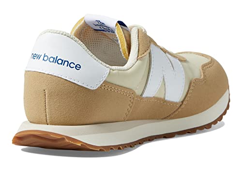 Image of New Balance Kids 237 Bungee Sneaker, INCENSE /BONE, 1 M Little Kid (4-8 Years)