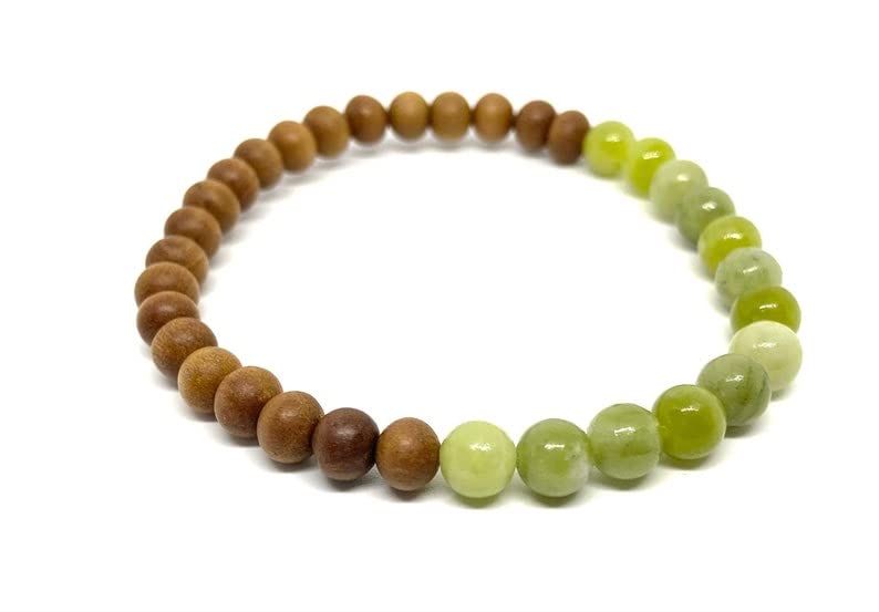 Bracelet en bois de santal LKBEADS cadeau bien-être et chance