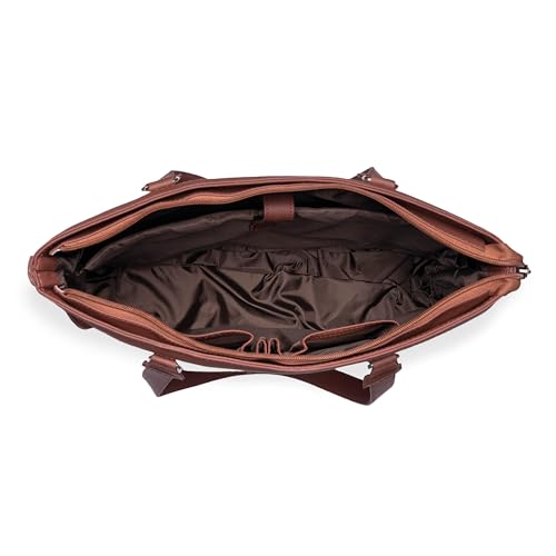 ZOUK Vegan Leather Women's Office Bag for 15.6 inch Laptop, MacBook - Image 7