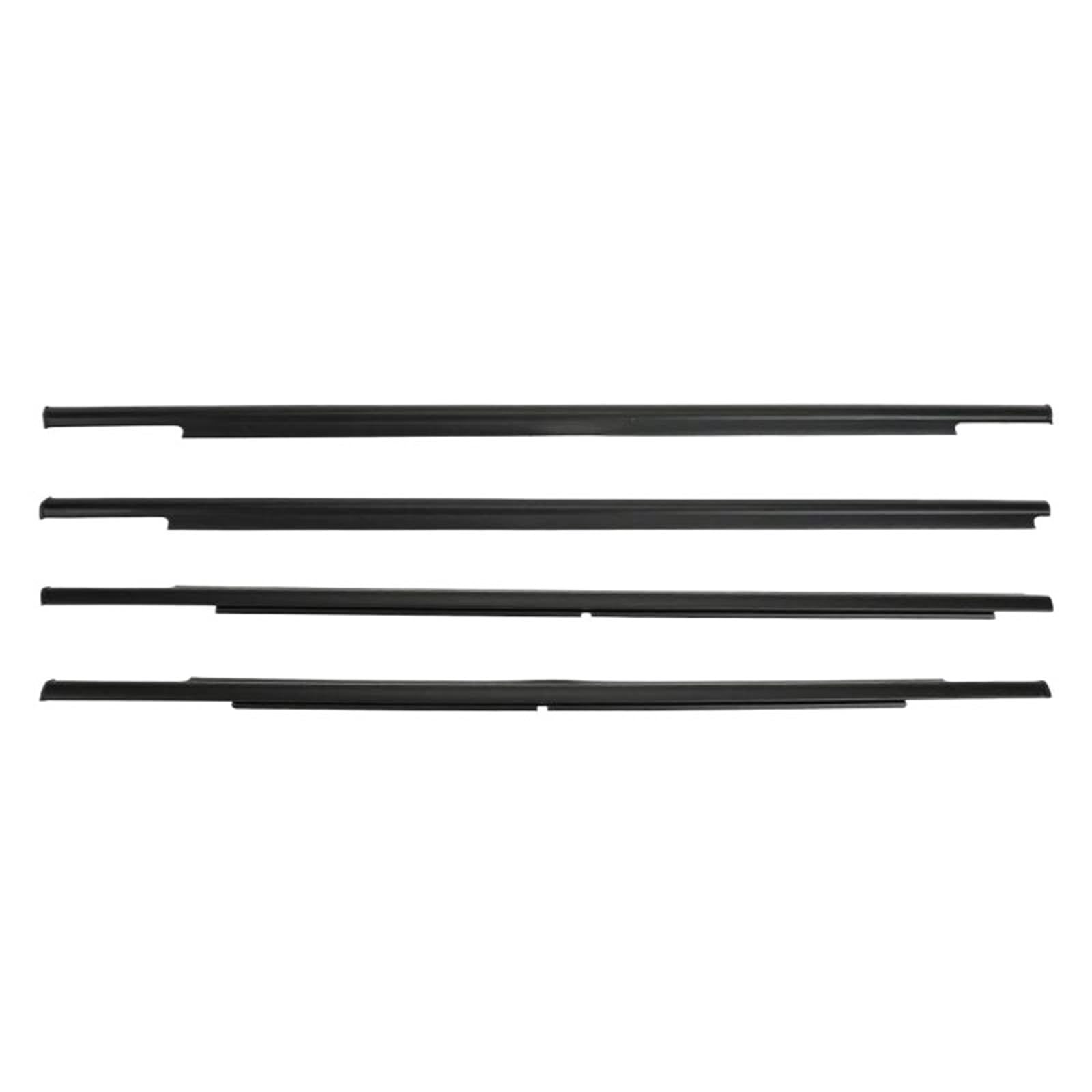 Car Weather Stripping 4pcs Car Window Glass Sealed Strip Side Window Wheatherstrip For Mitsubishi For Outlander 2007-2012/2013-2018(For 13-18)