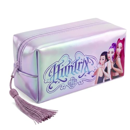 ms móvil shop Portatodo K-Pop con Borla 21 cm – Estuche Escolar Oficial con...