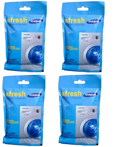 Image of Samsung Washing Machine Drum Cleaning Powder Compatible For Samsung Washing Machine Front Load and Top Load, Washing Machine Cleaning Powder, Drum Cleaner Descaling powder -100 gm (Packet Of 4)