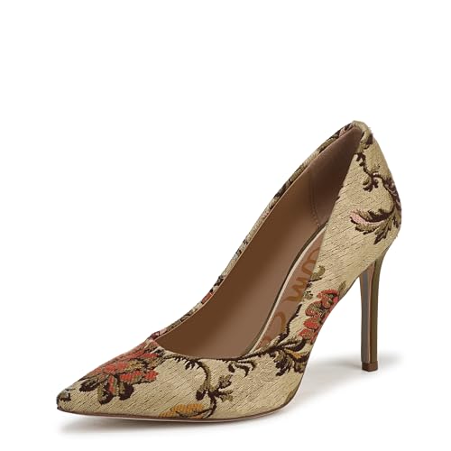 Sam Edelman Women's Hazel Pump Natural Floral Multi