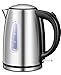 Price comparison product image Kettle 3000W Quick Boil Electric Kettle, 1.7 Liter Stainless Steel Cordless Kettle, Auto Shut-Off & Boil-Dry Protection, BPA-Free, Boiler for Hot Water, Tea & Coffee Maker