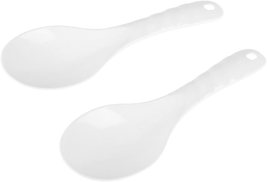 2PCS Non Stick Rice Paddle Spoon Rice Scoop 8.07 Inch Length